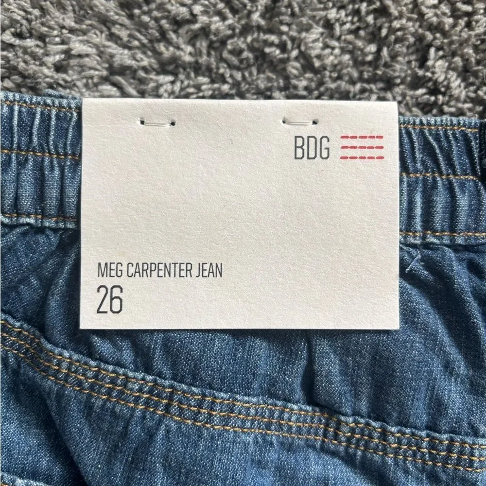 NWT BDG Meg Crop Carpenter Jeans - Picture 6 of 6